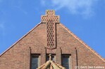Het kruis aan de achterzijde van de kerk, boven het hoofdaltaar
<br/>
Gert-Jan Lobbes, 2017